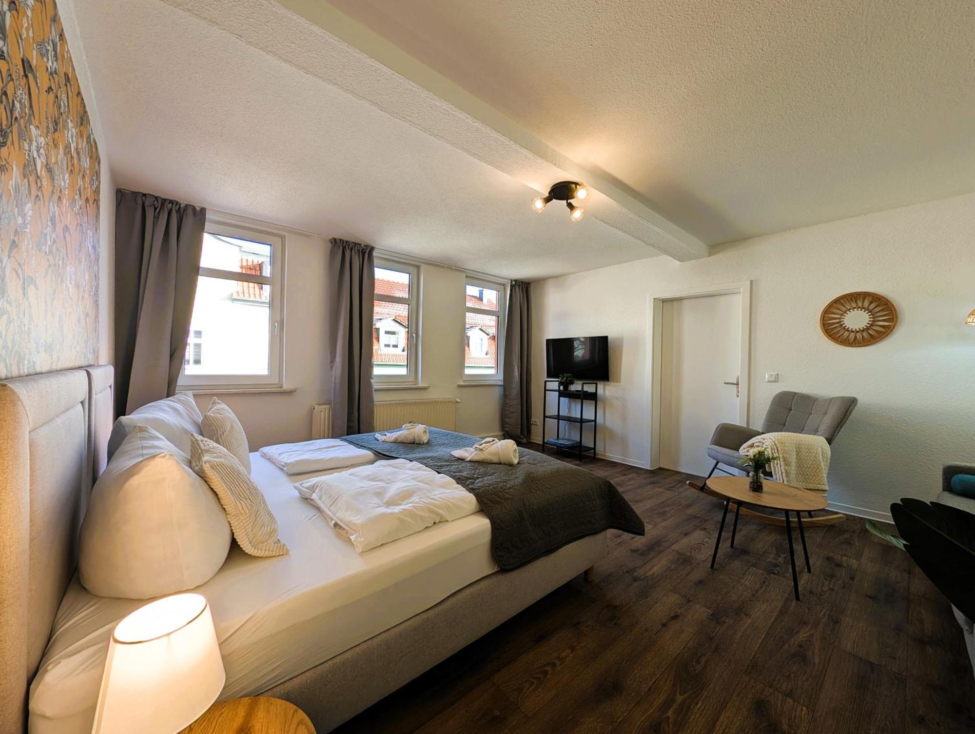 Bohnapartments - Topfmarkt Xxl Suiten - Neu In Top Zentrumslage, Vollausstattung, Wlan, Parkplaetze Ilmenau Bagian luar foto